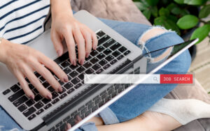 person job hunting online